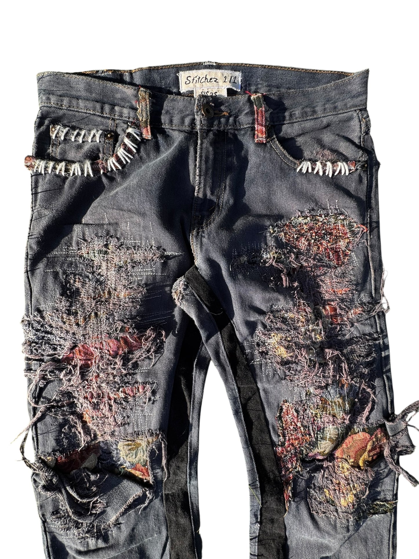 1/1 Distressed Rose pants