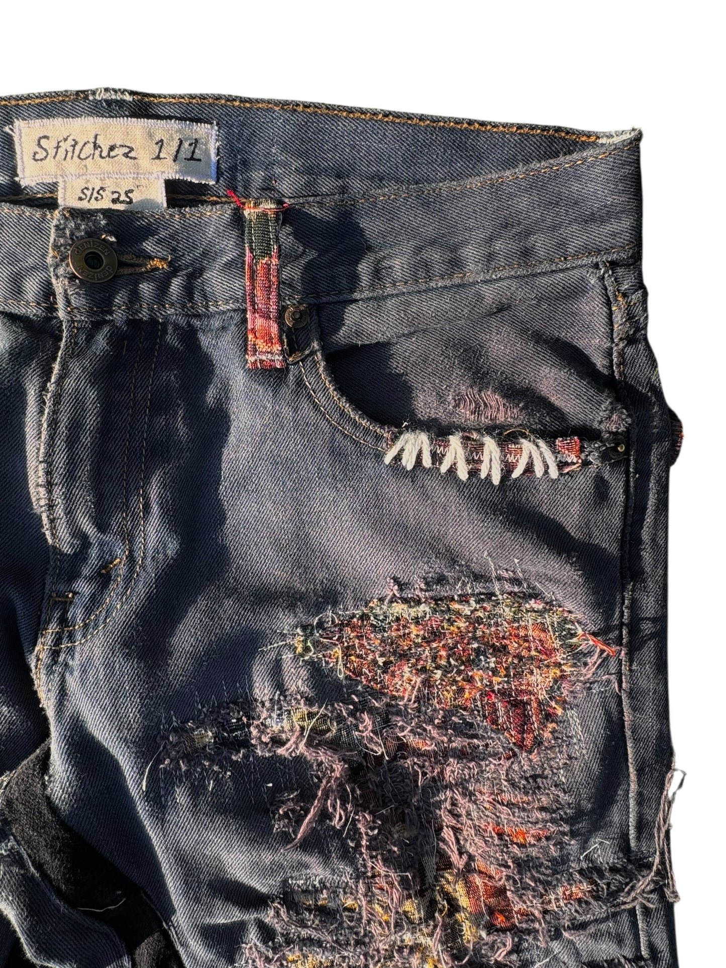 1/1 Distressed Rose pants