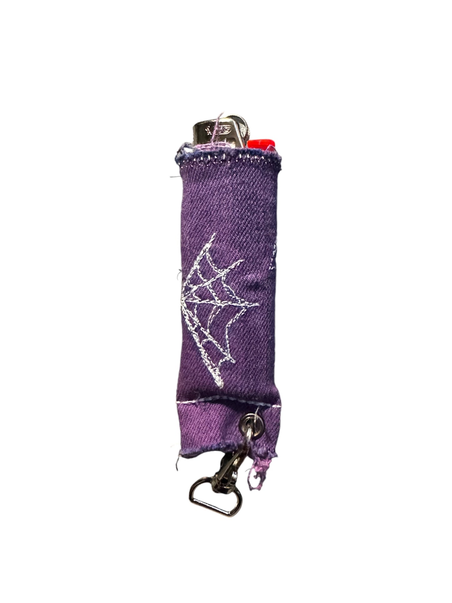 Spider Web Lighter cover (Purple)