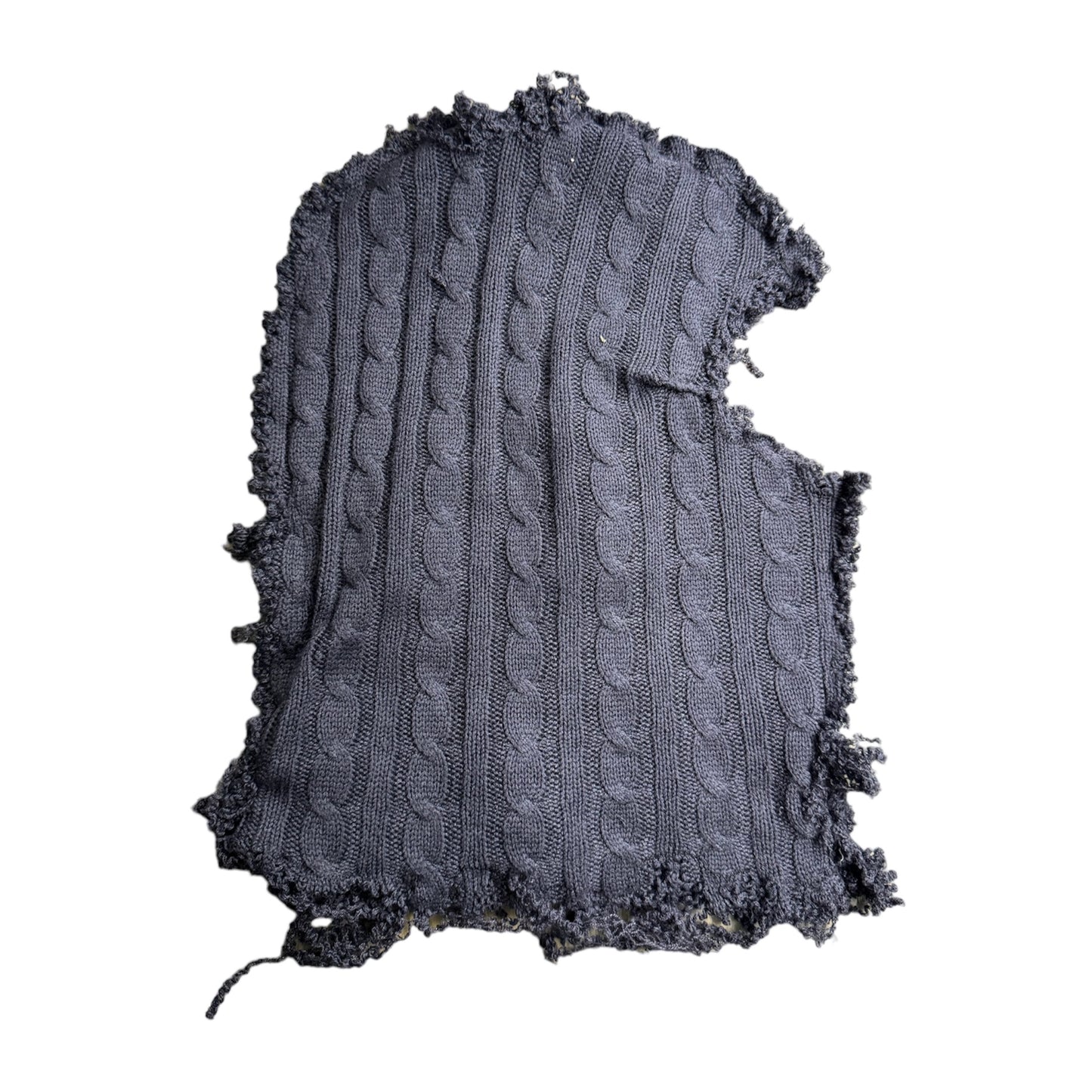 Ravaged Knit Balaclava