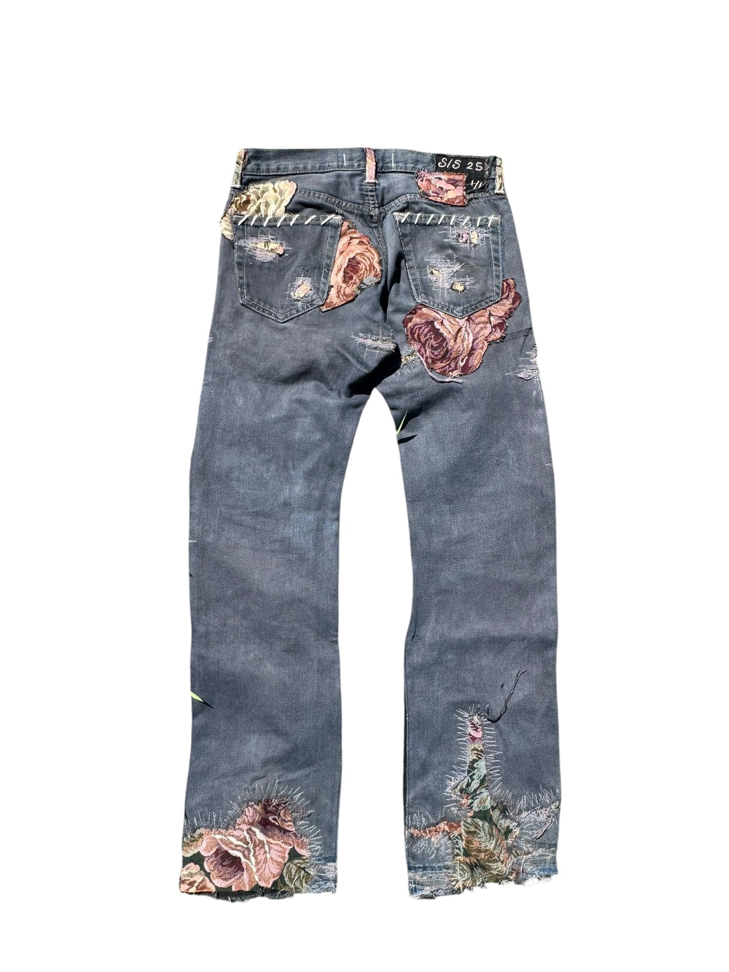 1/1 Distressed Rose pants