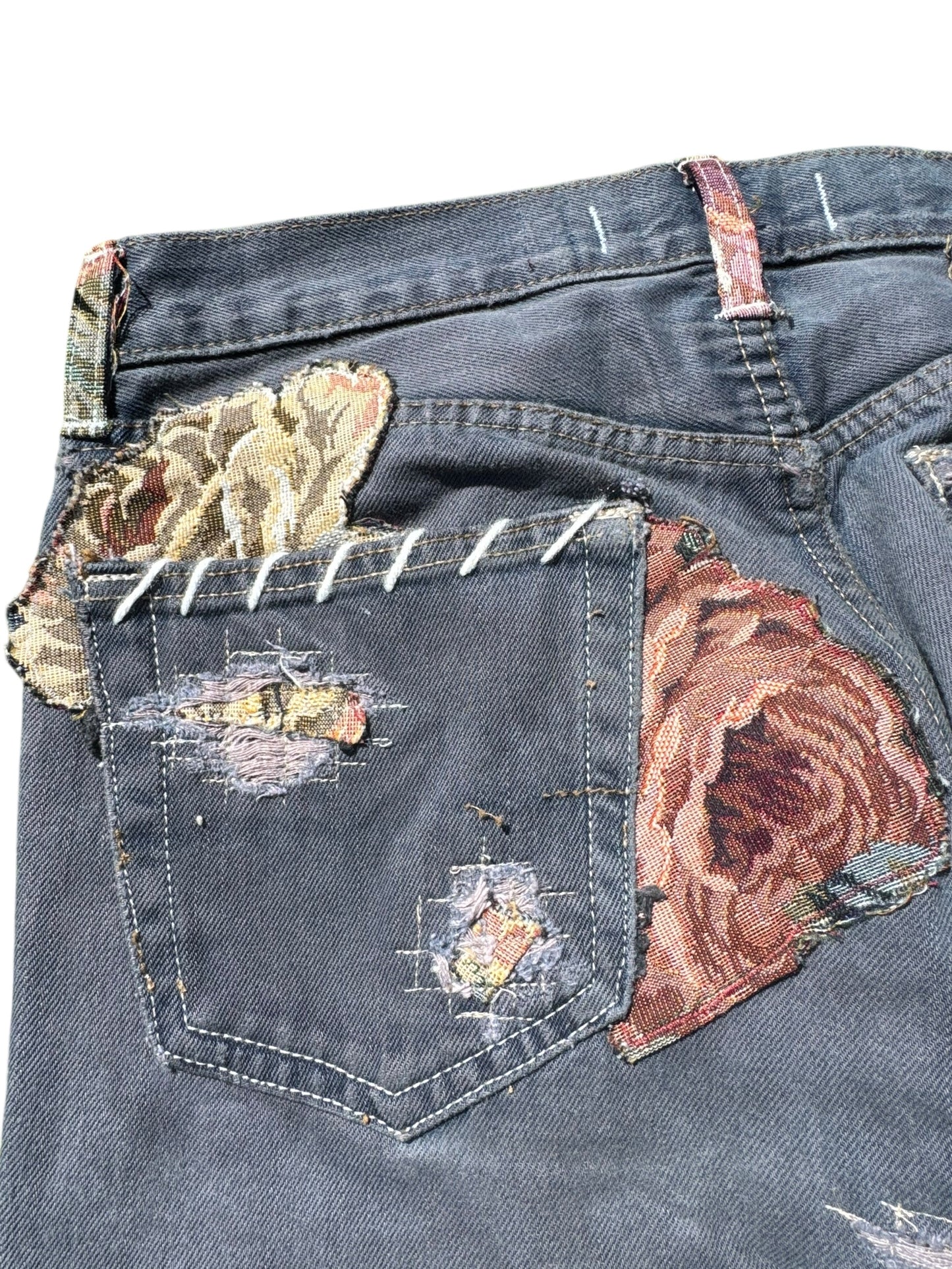 1/1 Distressed Rose pants