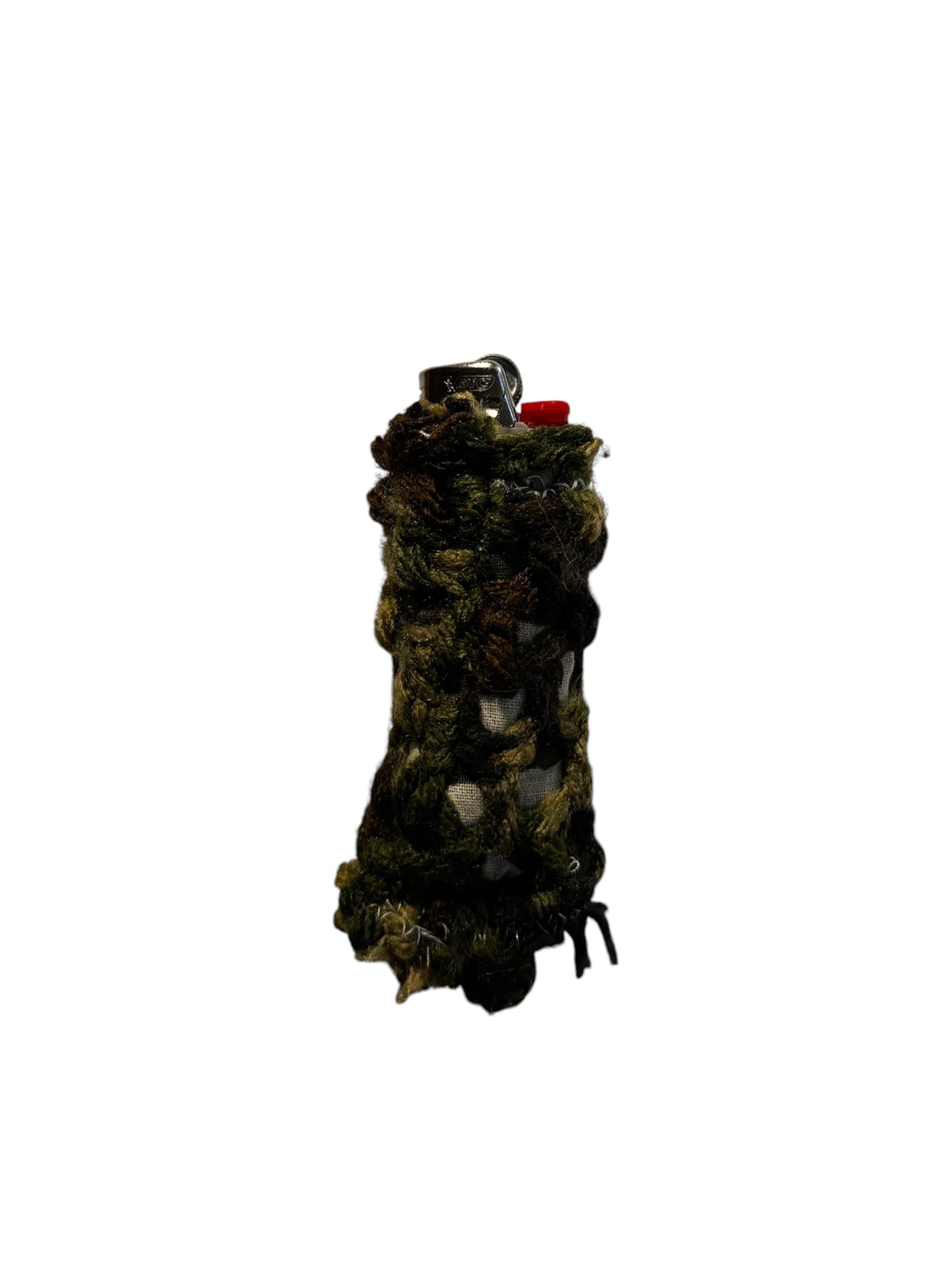Camo Knit Lighter Case