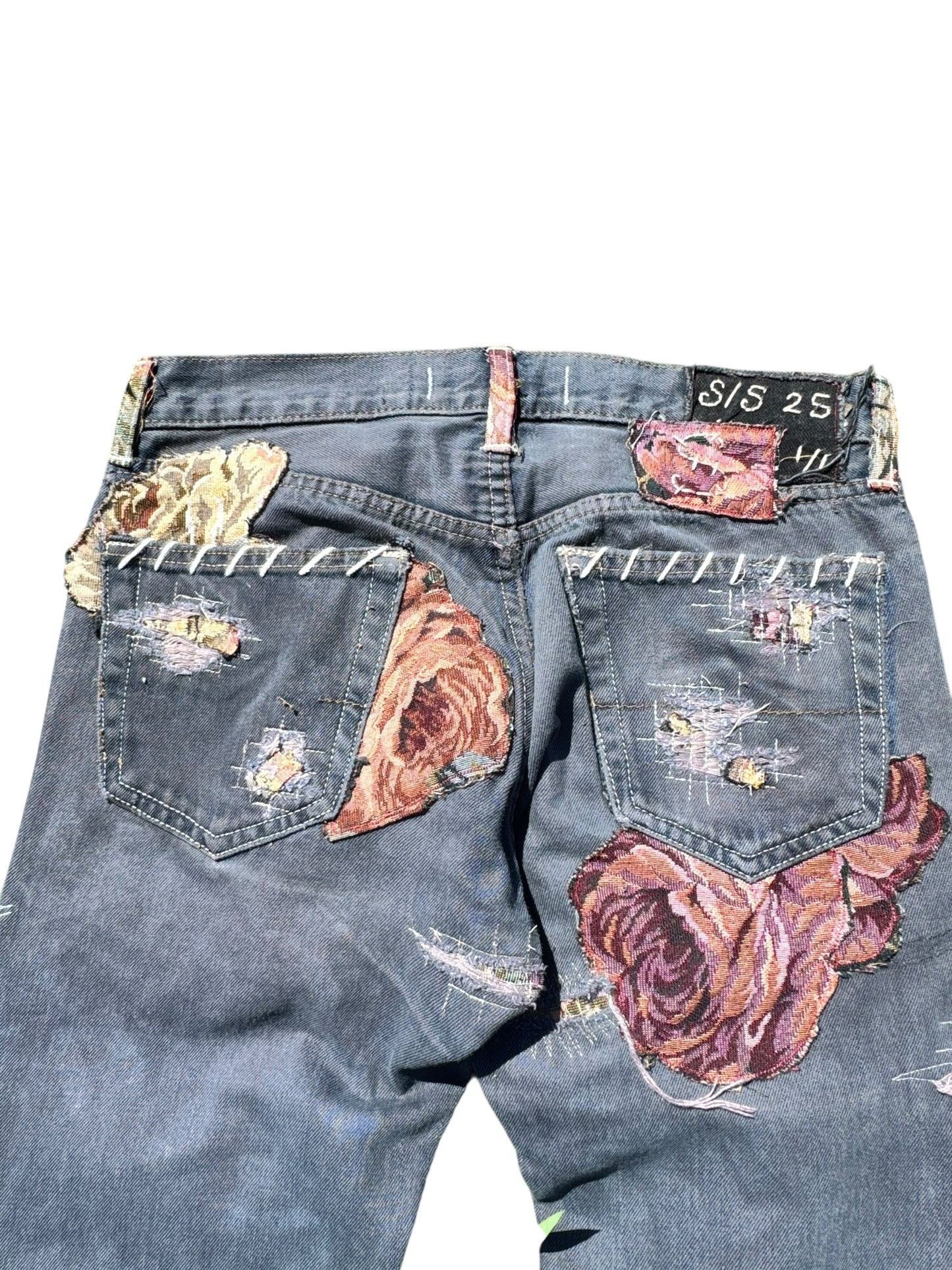1/1 Distressed Rose pants