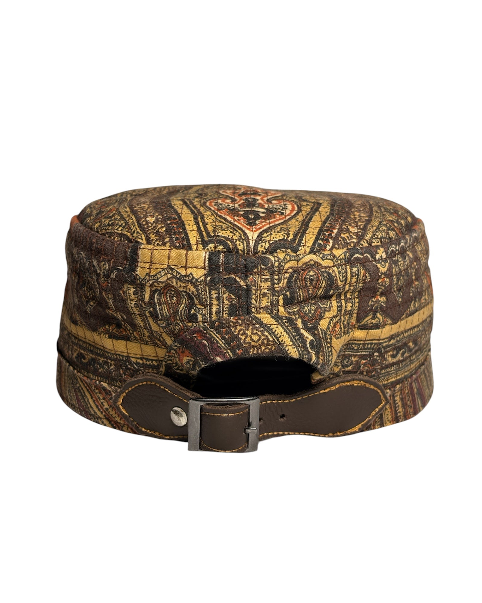 1/1 Brown Grid Cadet Hat