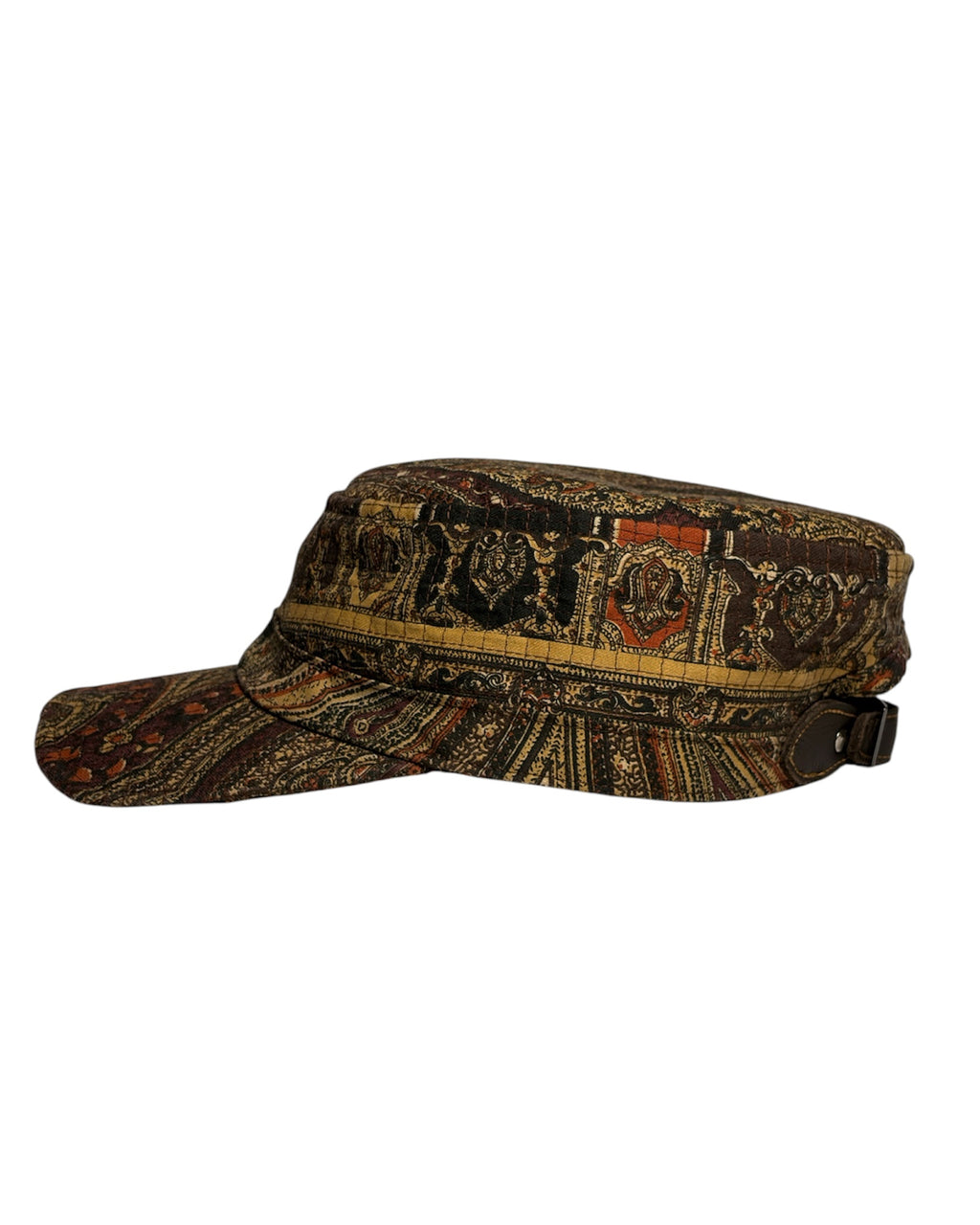 1/1 Brown Grid Cadet Hat