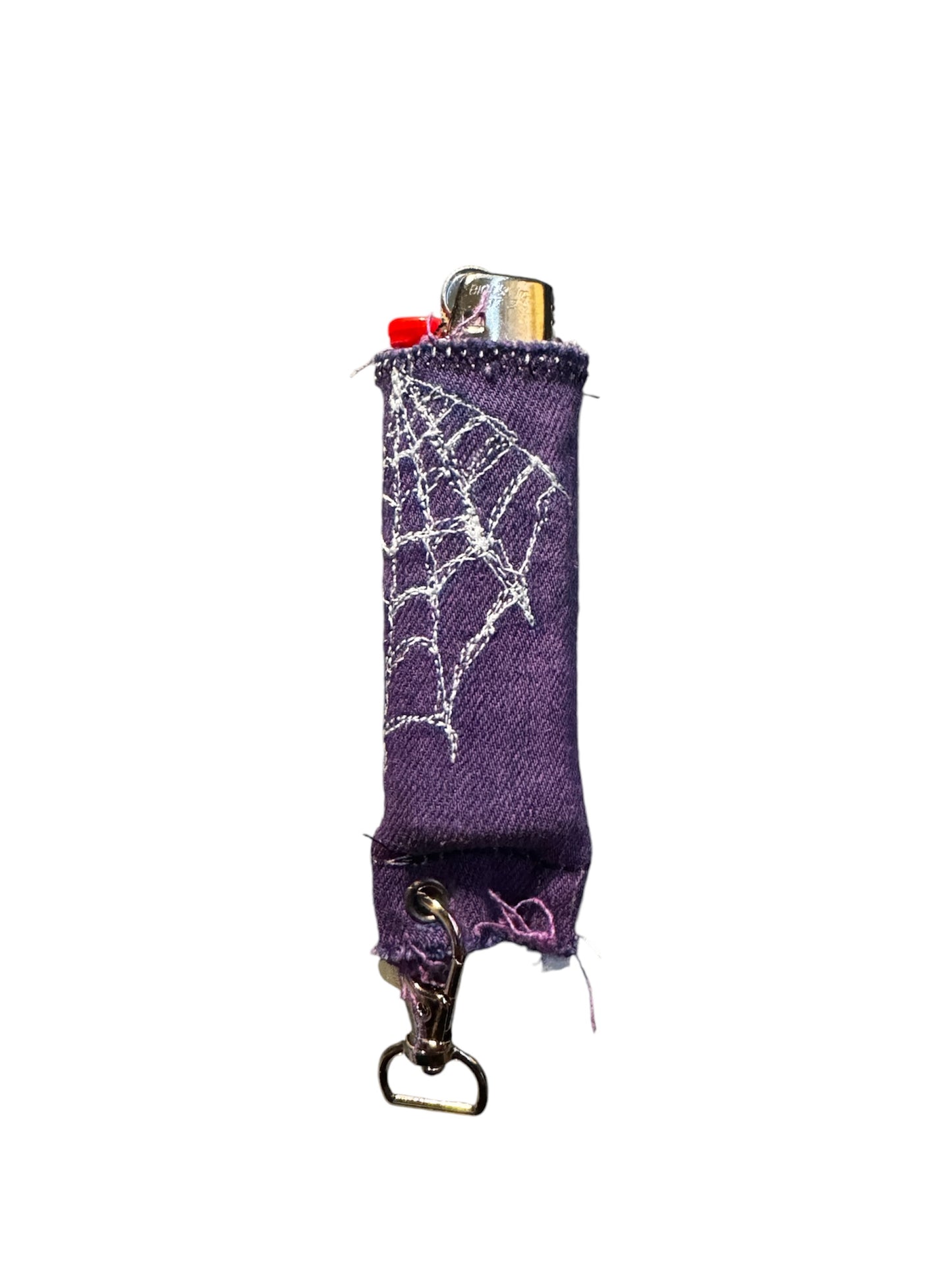 Spider Web Lighter cover (Purple)