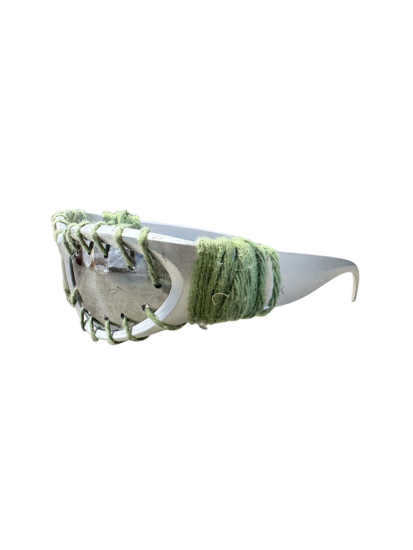Green Stitched Glasses