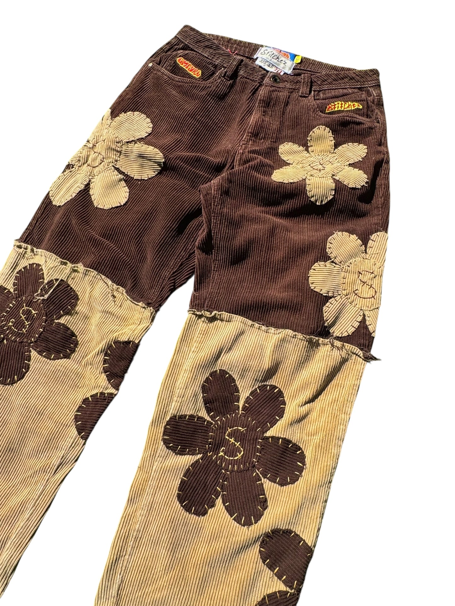 1/1 Two Tone Flower Corduroys