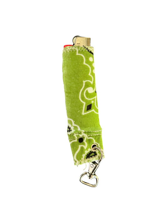 Green Bandana Lighter Cover