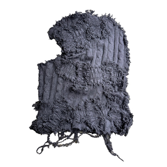 Ravaged Knit Balaclava