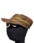 1/1 Brown Grid Cadet Hat