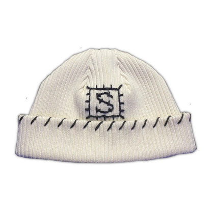 Stitchez S Beanie (White)