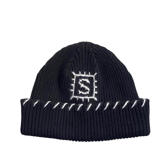 Stitchez S Beanie (Black)