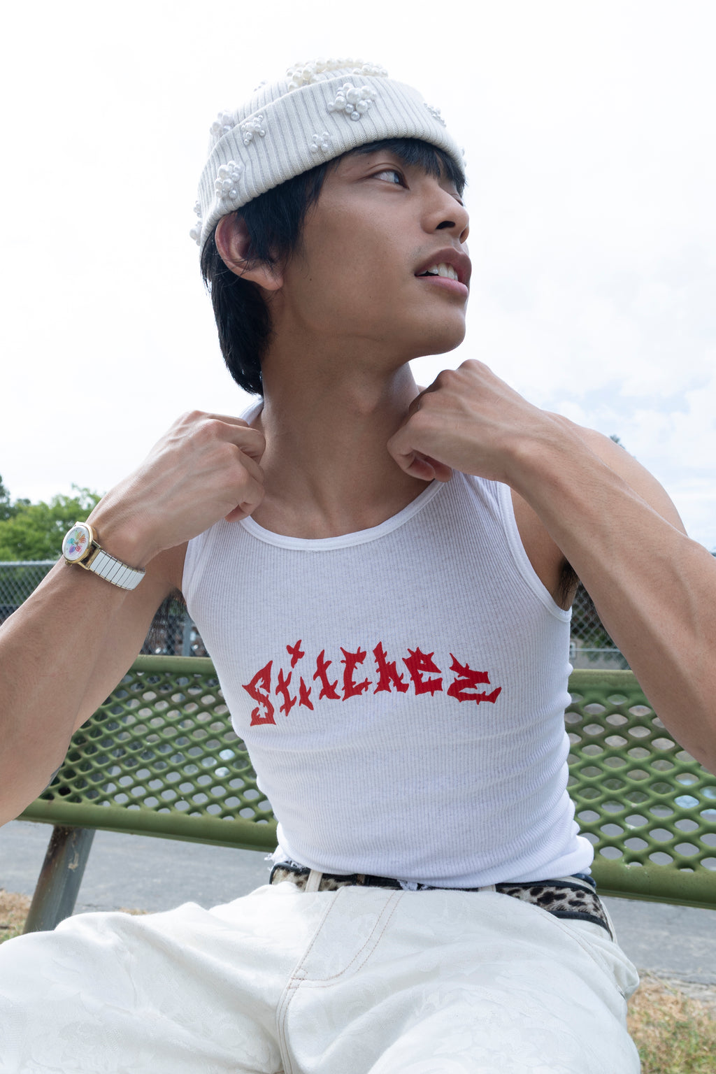 Red Screenprint Tanks (2pk)