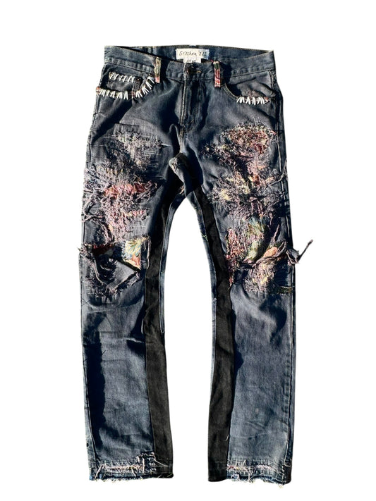 1/1 Distressed Rose pants