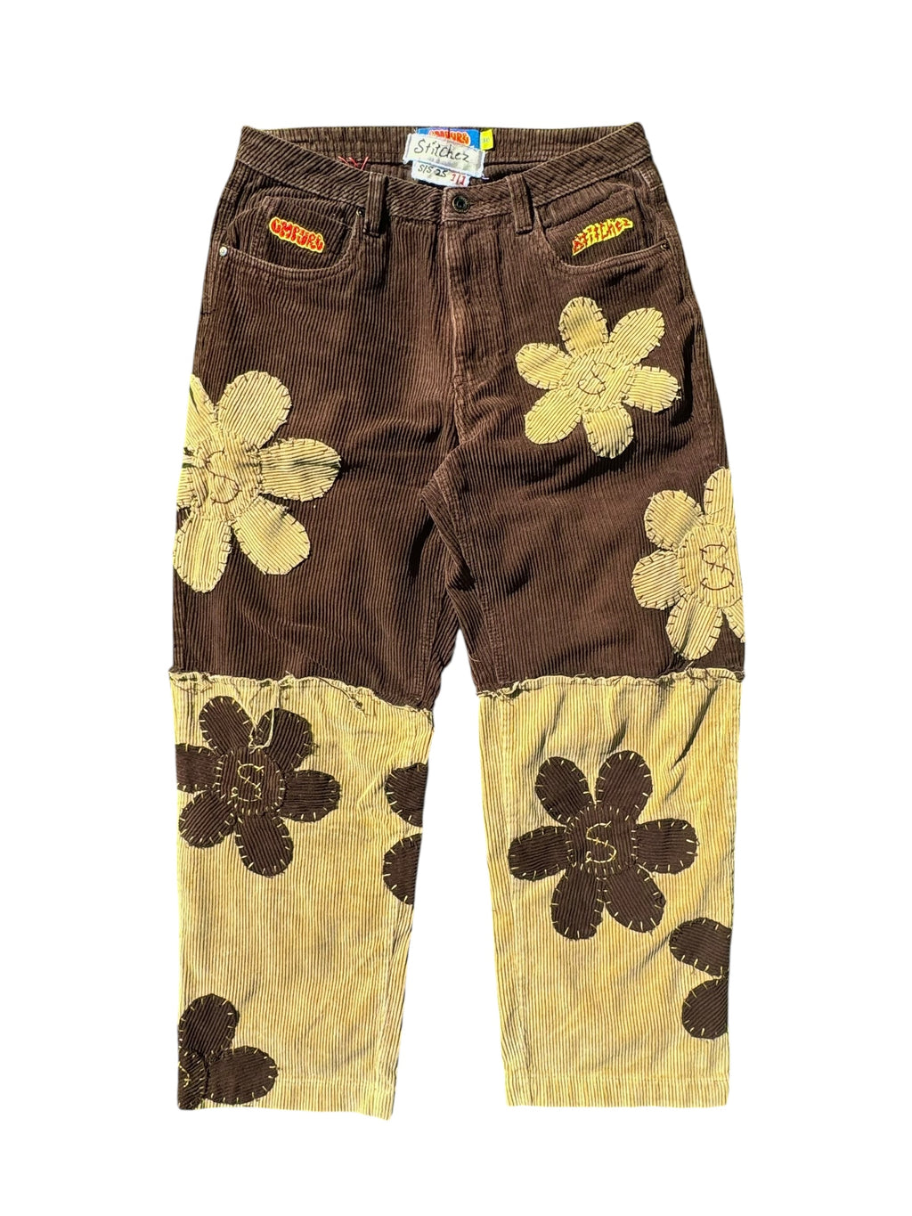 1/1 Two Tone Flower Corduroys