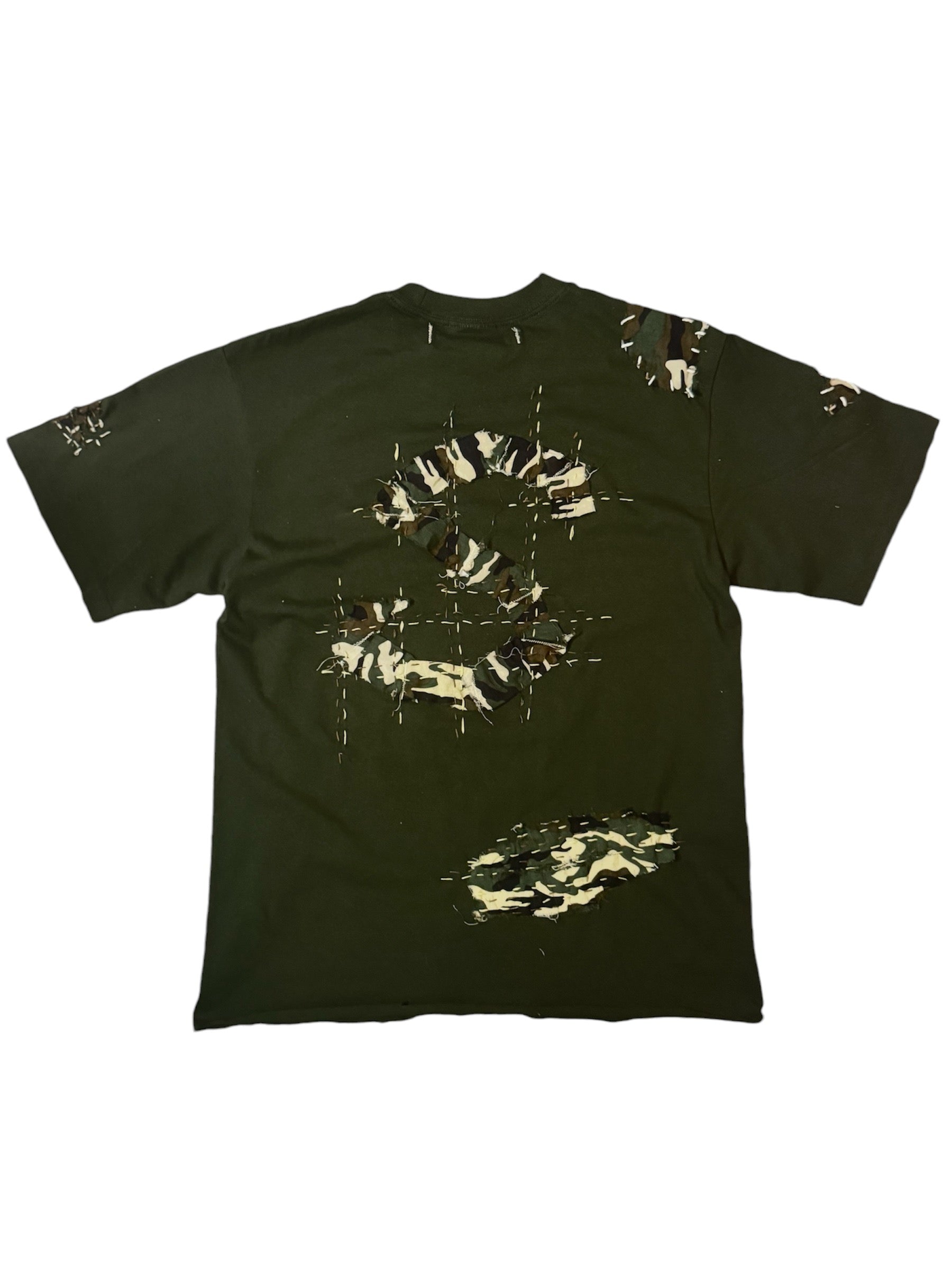 Patched Camo Shirt